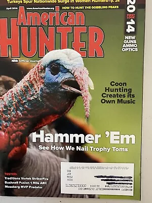 2014 American Hunter Magazine: Nail Trophy Tom Turkeys/Coon Hunting/New Guns • $5.50