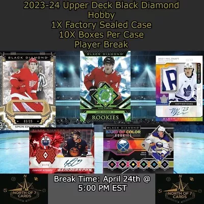 Paul Coffey 2023-24 Upper Deck Black Diamond Hobby 1X Case Player BREAK #6 • $1.99