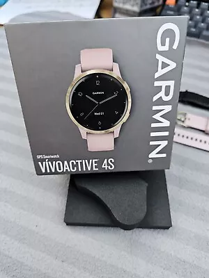 Garmin Vivoactive 4s GPS Running Fitness Smart Watch - Rose Gold Bezel • £62