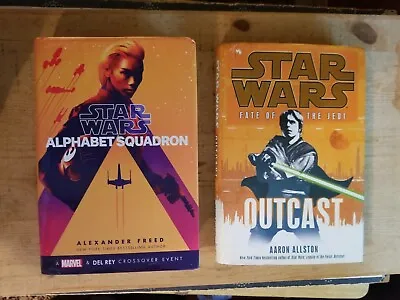 Star Wars Alphabet Squadron & Fate Of The Jedi Outcast - Both New Hardcover  • $13.99