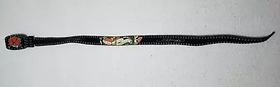 ED HARDY Tattoo Style Art  Skull LA BORN FREE Wide Leather Belt Large • $29.99