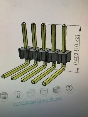 SAMTEC TSW-105-09-G-S-RA PCB Header Strips NEW IN BOX 100 Pc • $35