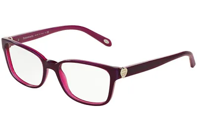  TIFFANY & CO . Eyeglasses - TF2122 8173 - Pearl Plum - Heart - Womens - 54 Mm • $225