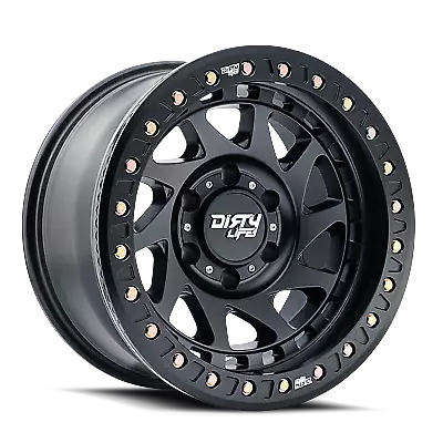 Dirty Life Enigma Race 9313 Matte Black 17x9 6-135 -38mm 87.1mm • $324.81