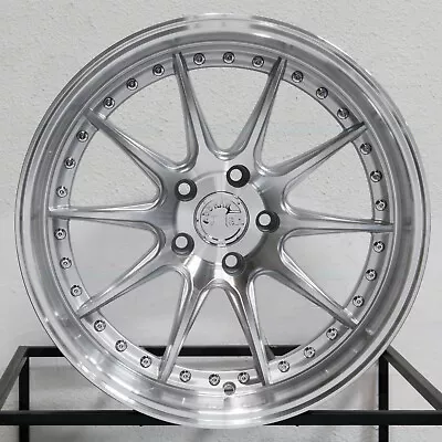 4-New 19  Aodhan DS07 DS7 Wheels 19x9.5 5x114.3 22 Silver Machined Rims 73.1 • $917.10