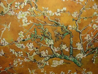 £22.99 • Buy Japanese Cherry Blossom Tree Gold Velvet Fabric Curtain Upholstery Cushion Use