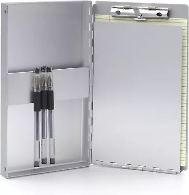 Small Aluminum Clipboard With Storage(Memo Size) Recycled Metal Snapak Form • $30.99