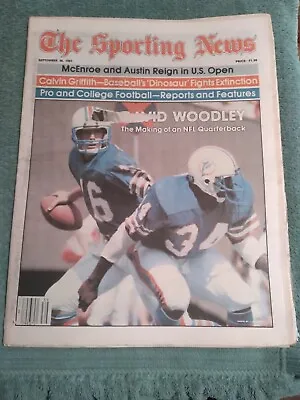 The Sporting News September 26 1981 Miami Dolphins Quarterback David Woodley • $2.99