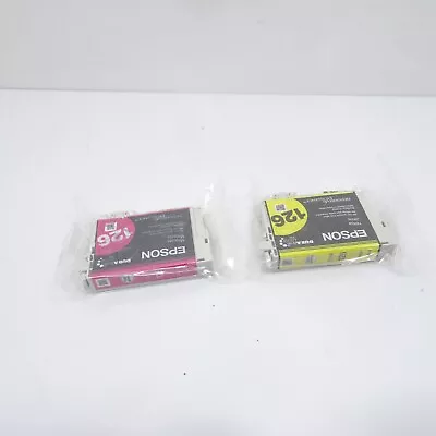 New Genuine Epson 126 Yellow Magenta Ink Cartridges Epson Stylus NX330 • $14.39