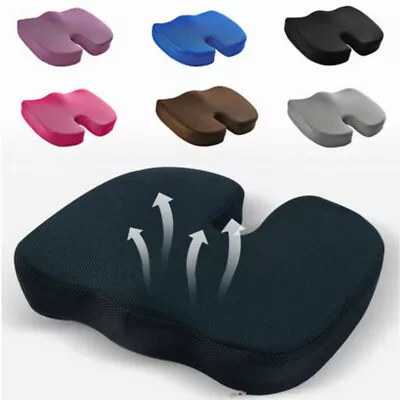 Memory Foam Chair Cushion Office Seat Pad For Relief Pain Tailbone Coccyx Pillow • $18.95