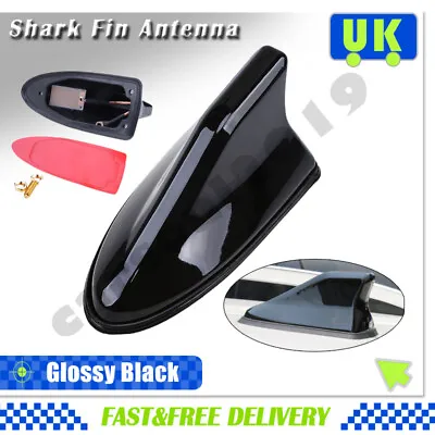 £8.99 • Buy Black Shark Fin Radio Signal Antenna Fit For Vauxhall Astra Corsa VW Golf MK6