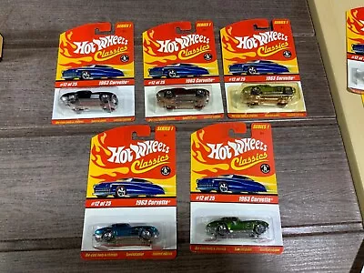 Hot Wheels Classics Series 1 #12 1963 Corvette You Pick The Color Updated 2/2/24 • $7