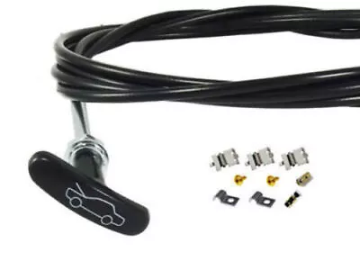 Bonnet Release Cable NEW 100  Universal 'T' Handle Holden Ford Valiant +Fitting  • $33.15