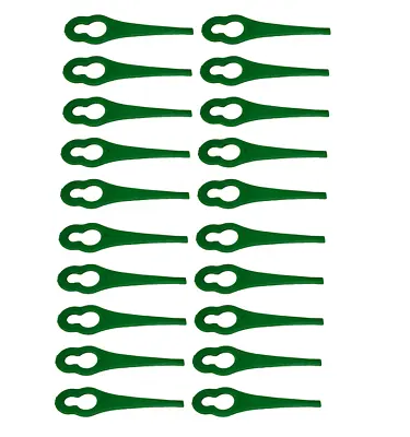 ALM QT028 Qualcast Trimlite 23 Cordless Strimmer Trimmer Plastic Blades X20 • £5.39