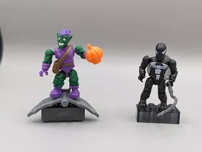 Megabloks Marvel Series 1 Green Goblin And Venom Figures • $23