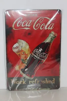 CCMS30 Coca - Cola Metal Sign 30 Cm H X 20 Cm W New • $10