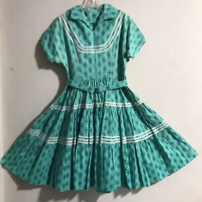Vintage Square Dance Dress Skirt Outfit Rockabilly Country Handmade • $39.99
