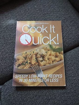 Weight Watchers Cook It Quick Cookbook • $8.95