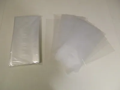 Lot Of 100 5 X 10  Clear Poly Sleeve Bags Road Map Protector Covers Holders • $15.50