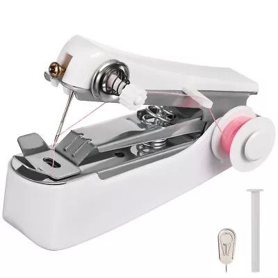  Handheld Sewing Machine Portable Mini Sewing Machine Diy Fabric Clothes Sewing • $9.20