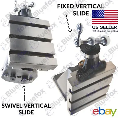 COMBO Lathe Vertical Milling Slide Fixed Base Swivel Base (4  X 5 ) For Myford 7 • $263.04