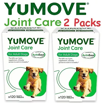 Lintbells YuMOVE Dog Joint Supplement For Stiff Adult Dogs- 240 Tablets UK Stock • £30.99