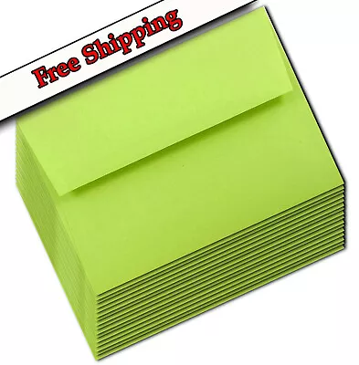 Lime Green 70lb Envelopes For Invitations Announcements Showers Wedding A1A2A6A7 • $10.75