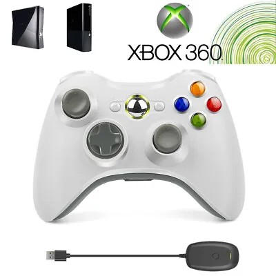 NEW Wireless Remote Controller For Microsoft Xbox 360 Gamepad Game Console White • $20.99