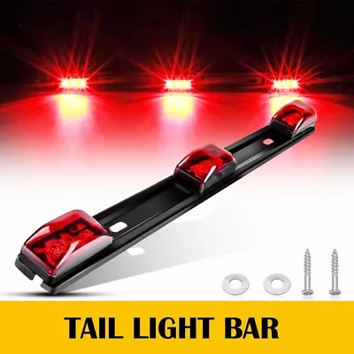 12V Rear LED Trailer Tail Light Kit Boat Marker Truck Stainless Steel Waterproof • $14.99