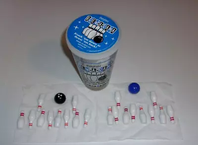 I Party Hard Brew-A-Rama BOWLING GAME Funny Drinkware 20 Mini Pins & 2 Ball • $26.10