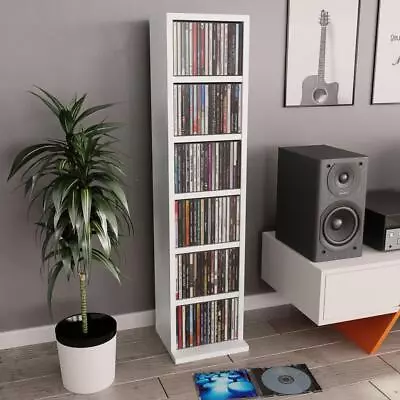 6-Tier Living Room Office DVD CD Games Books Storage Shelf Unit Rack Cabinet • $75.50