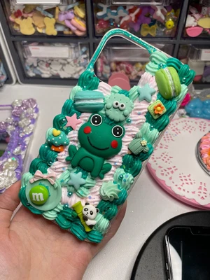 $45 • Buy Frog Case Diy Material Resin Decoden