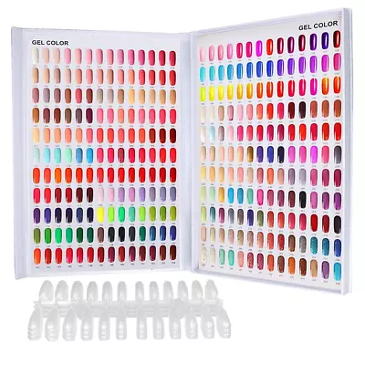 308 Nail Color Chart Display Nail UV Gel Polish Book Nail Painting Practice D... • $26.99