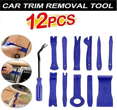 Car Trim Removal Tool Kit Set Door Panel Auto Dashboard Interior Plastic 12 PCS • $14.49