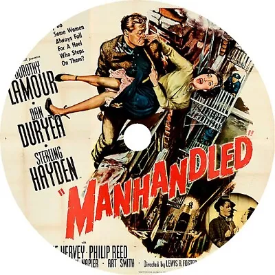 Manhandled (1949) - Dorothy Lamour Sterling Hayden Dan Duryea - Rare Film Noir • £3.95