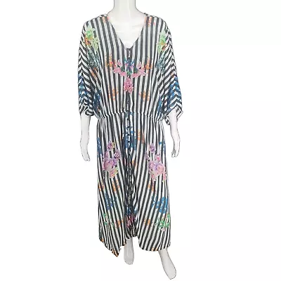 Tolani Collection Printed Lined Woven Maxi Dress Multicolor Size Petite X-Large • $13.95