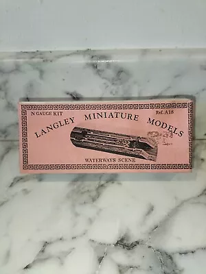 Langley Miniature Models - N Gauge - Ref. A18. - Waterways Scene - New In Box • £5