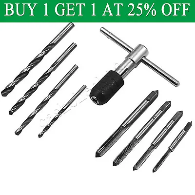 £5.21 • Buy 6Pcs TAP WRENCH & GRIP CHUCK SET TOOL T-HANDLE METRIC M3 M4 M5 M6 M8 AND DIE.