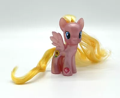 My Little Pony G4 Meadow Flower Explore Equestria Pink Pearlized Yellow Hair • $5.56