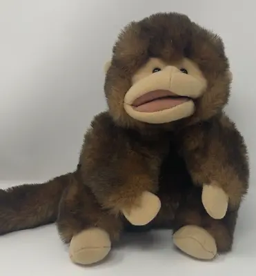 Folkmanis Puppet Monkey Full Body Hand Puppet 10  Stuffed Animal Plush Long Tail • $12.99