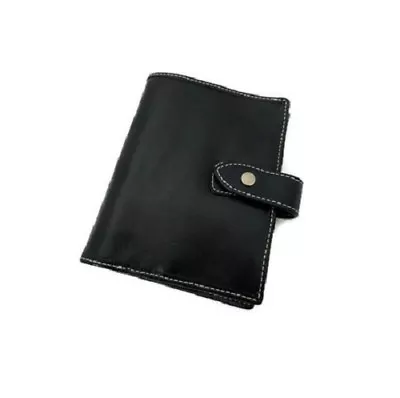 6 Ring Pocket A7 Size Genuine Leather Planner Agenda Black Malden • $47