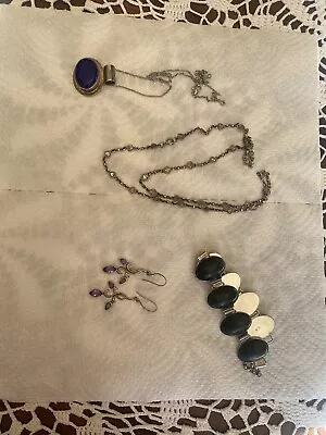 Sterling Silver Vintage Jewelry Lot • $85