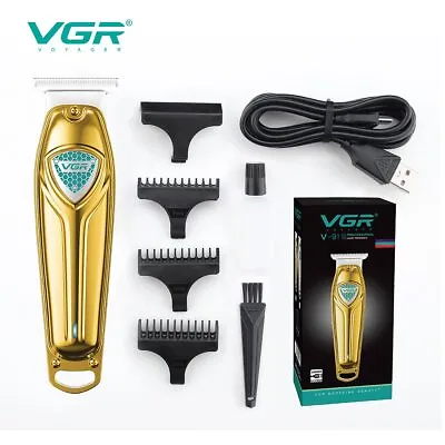 VGR Professional Hair Trimmer Metal Hair Clipper Cordless Barber Trimmer V-911 • $18.79