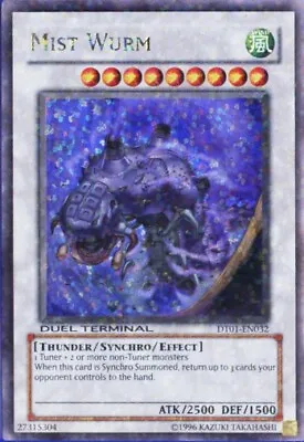 Mist Wurm - DT01-EN032 - Ultra Rare - Duel Terminal Near Mint - Yu-Gi-Oh • $47.08