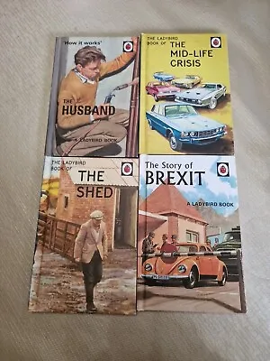 Ladybird Books For Grown-ups Bundle X 4 Husbands Shed Brexit Crisis • £8