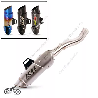 For Kawasaki Ninja ZX10R 2004 2005 Exhaust Pipe Mid Link Muffler Escape Slip On • $126.72