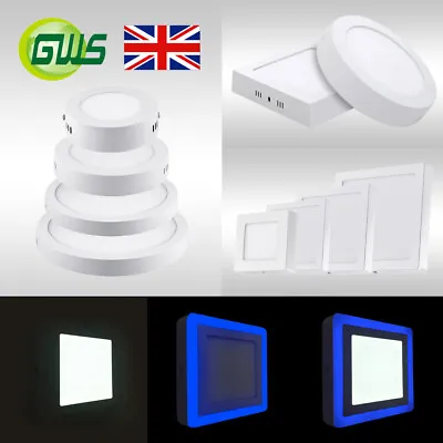 £12 • Buy LED Surface Mounted Ceiling Slim Panel DownLight Round Square Top Quality