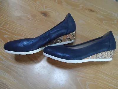 Reduced! New Designer German Jana Wedge Shoes Size 40h (7) Fab!! • £18