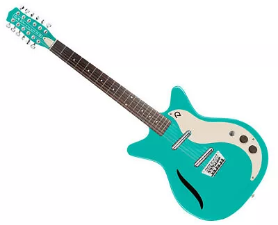 Danelectro '59 Vintage 12-String Left Handed Guitar - Dark Aqua - Used • $599.99