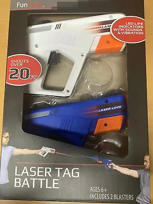 New Funktion Laser Tag Battle Game 2020 With 2 Blasters LED Sounds & Vibration • $17.99